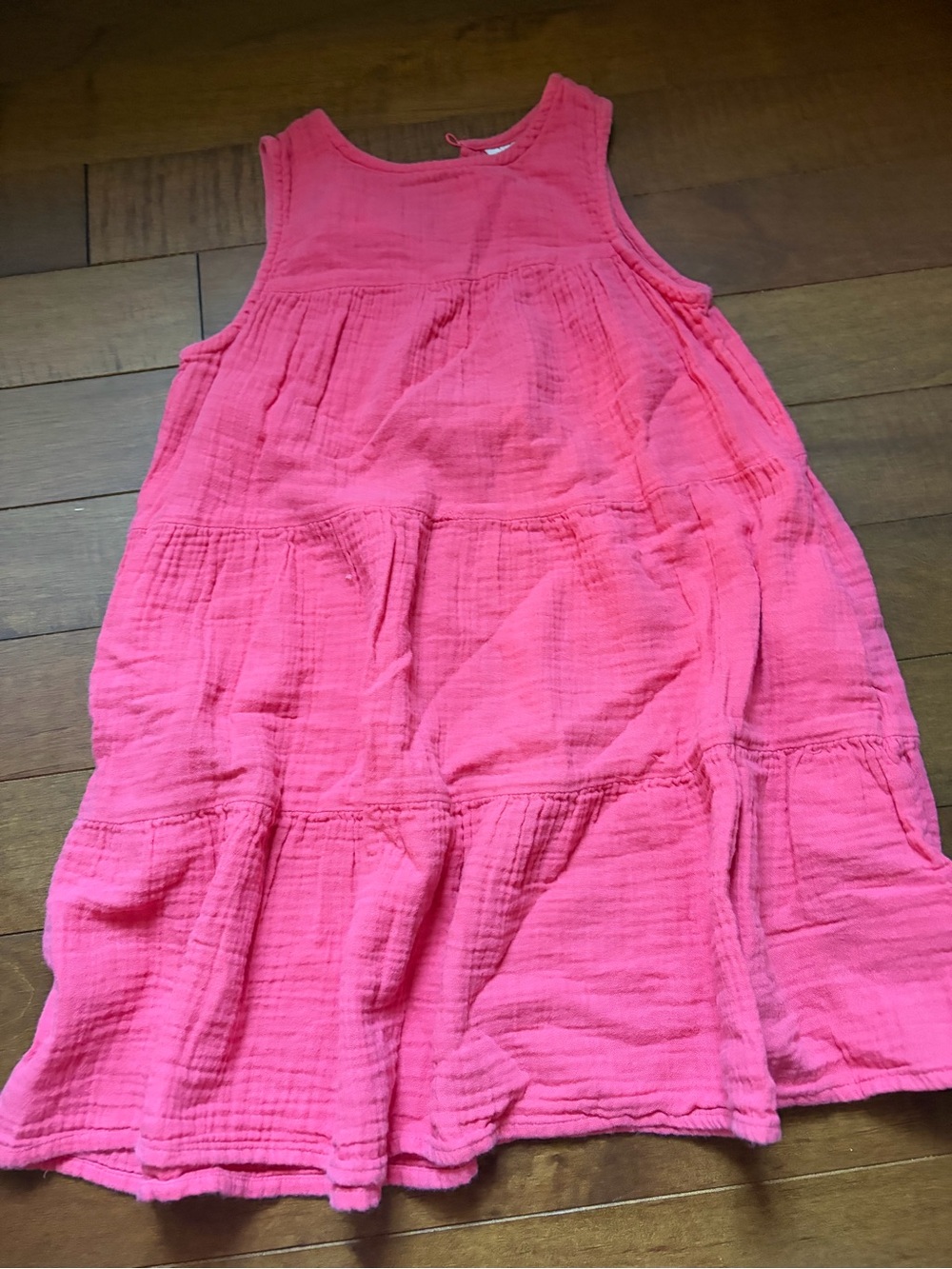 Cat & Jack Pink Sleeveless Gauze Dress